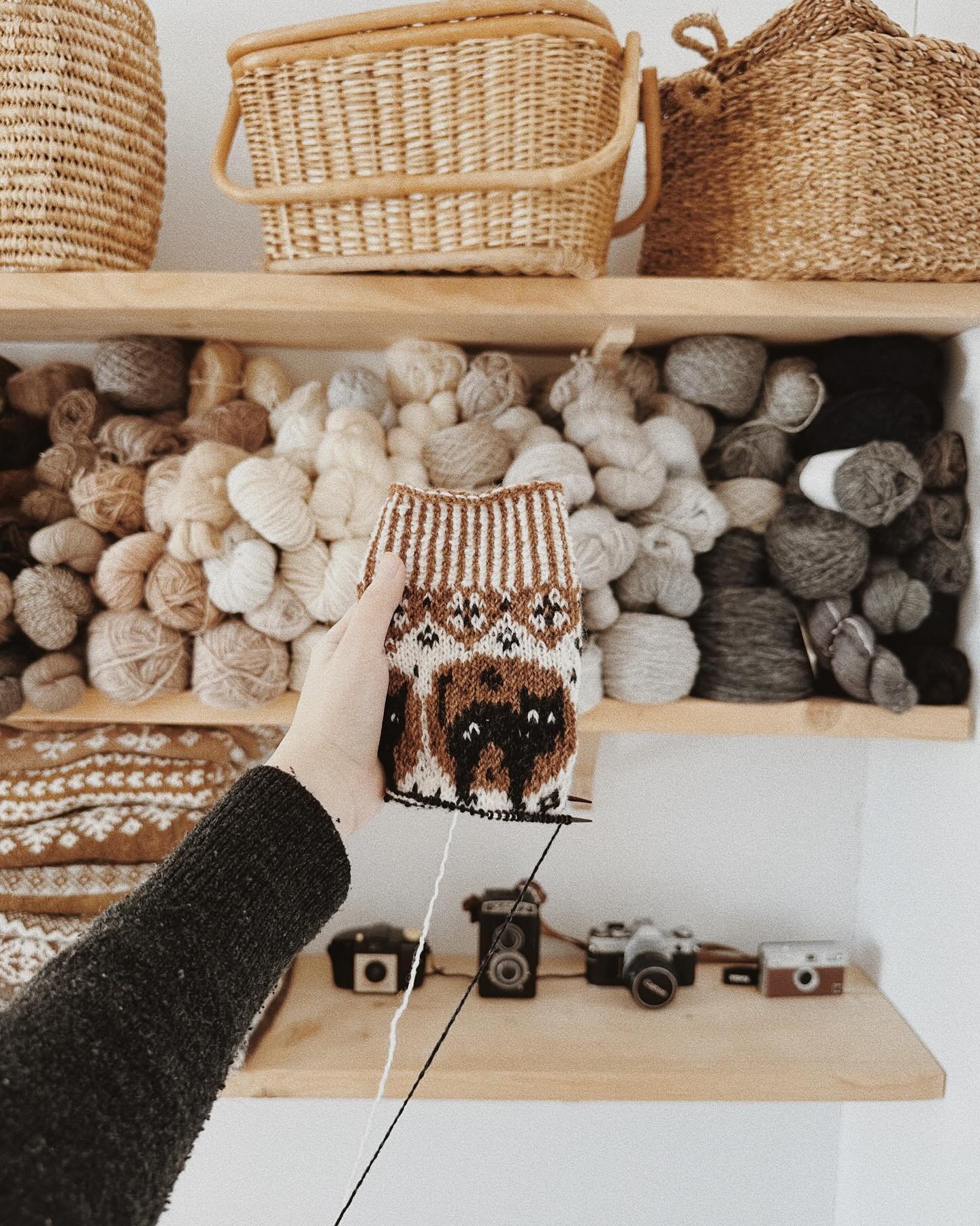 🐈&zwj;⬛✨ new month, new design. This little matching sock for nocturnal jumper is coming soon. We have prepared for a very special kit with my favourite goodies from all over the world. Full kit details to come so check back soon. You don&rsquo;t wa